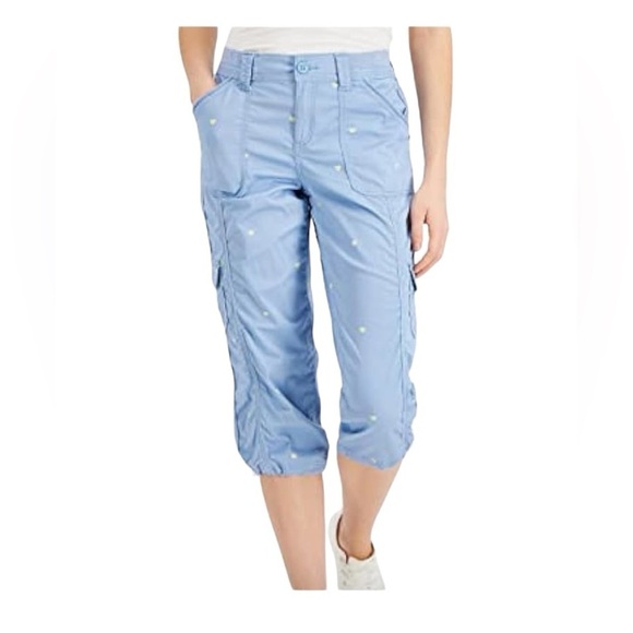 Tommy Hilfiger Capri Cargo Pants Size 4 Pastel
Sky Blue - Picture 1 of 9